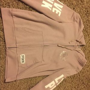 VS PINK brown hoodie